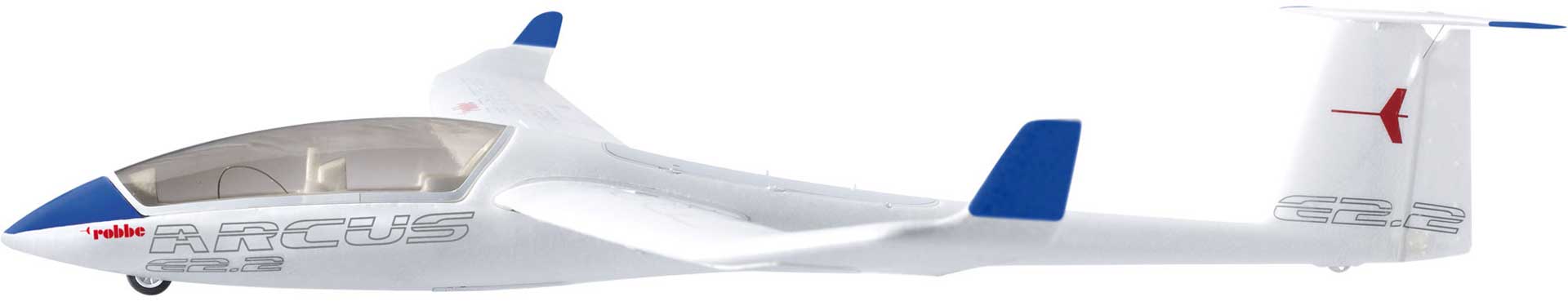 Robbe Modellsport ARCUS E 2.2 ARF(PNP) mit Klapptriebwerk , Einziehfahrwerk und Störklappen
