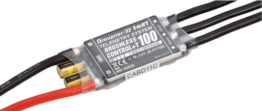 GRAUPNER BRUSHLESS CONTROL+ T 100 BEC G6 2-6S REGLER