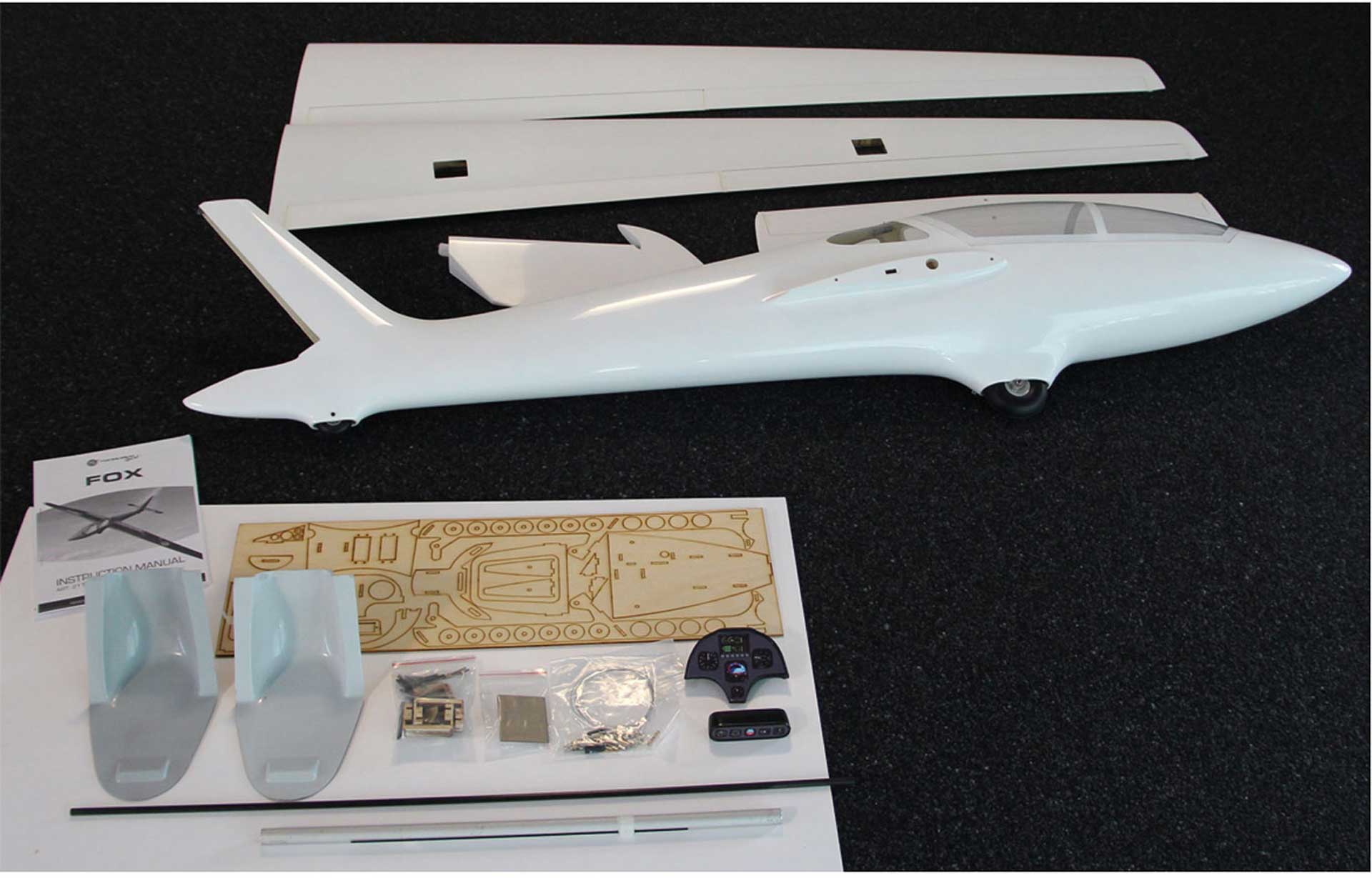 Robbe Modellsport MDM-1 FOX 3,5 M SEGLER ARF VOLL GFK WEISS KUNSTFLUG SEGELFLUGZEUG