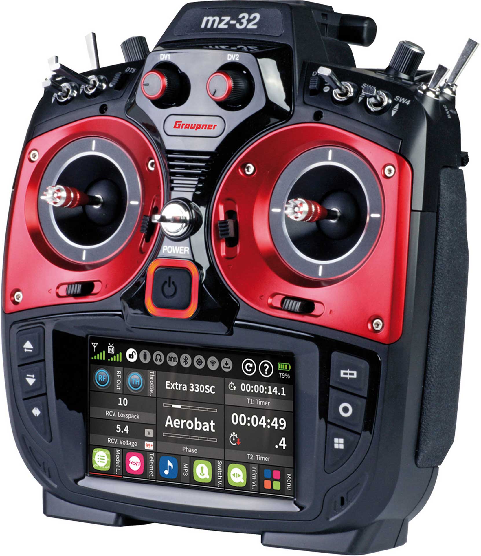 GRAUPNER MZ-32 HOTT Einzelsender 2,4Ghz Fernsteuerung