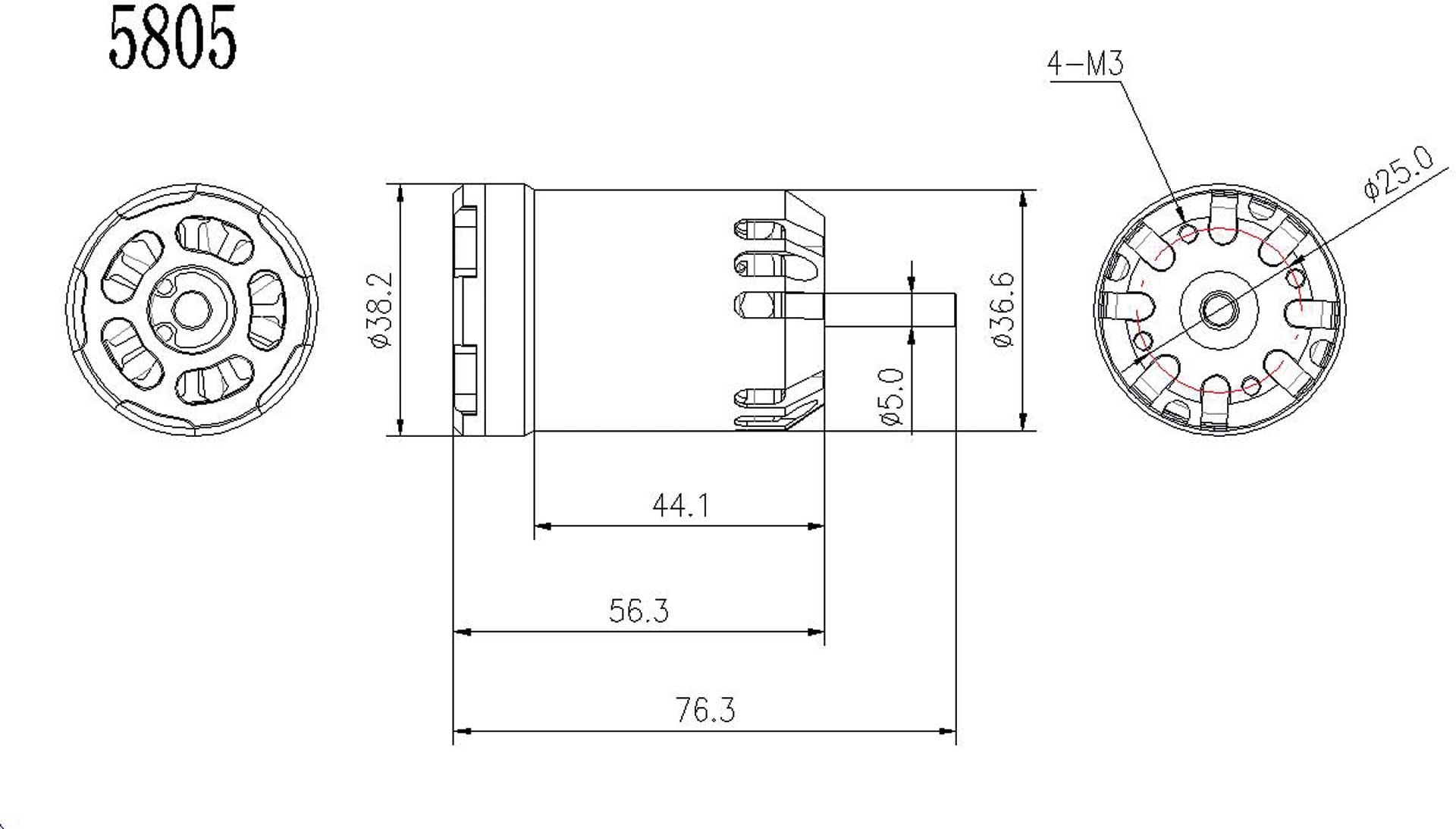 Robbe Modellsport RO-POWER TORQUE X-36 1000 K/V Brushless Motor