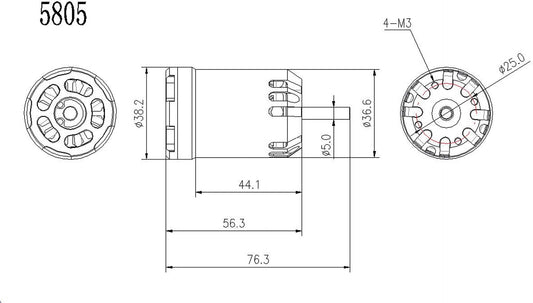Robbe Modellsport RO-POWER TORQUE X-36 1000 K/V Brushless Motor