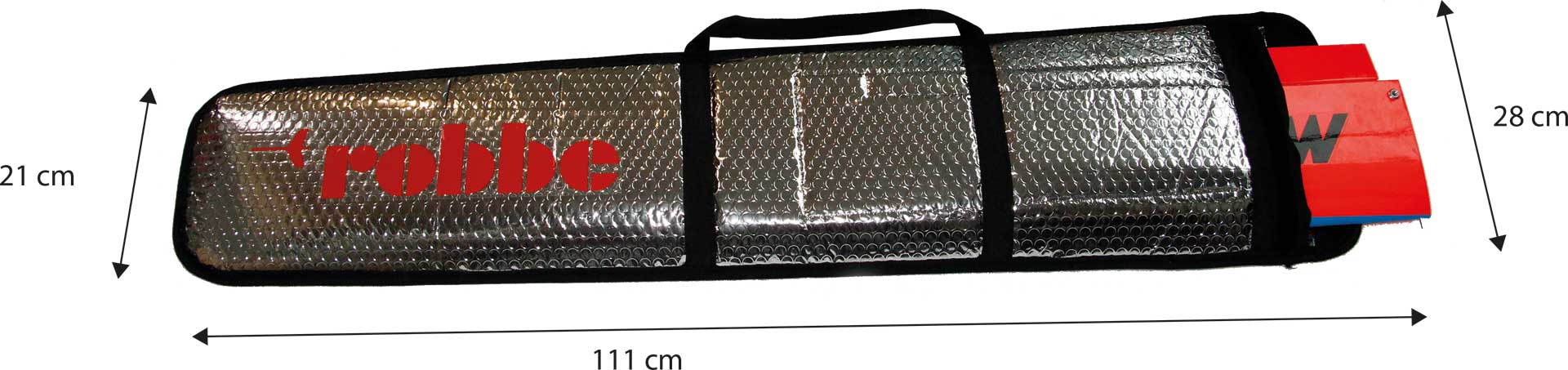 Robbe Modellsport ALU FLÄCHENSCHUTZTASCHE SEGLER 2,0M FÜR MISTRAL, K-RAT II O.Ä.MODELLE