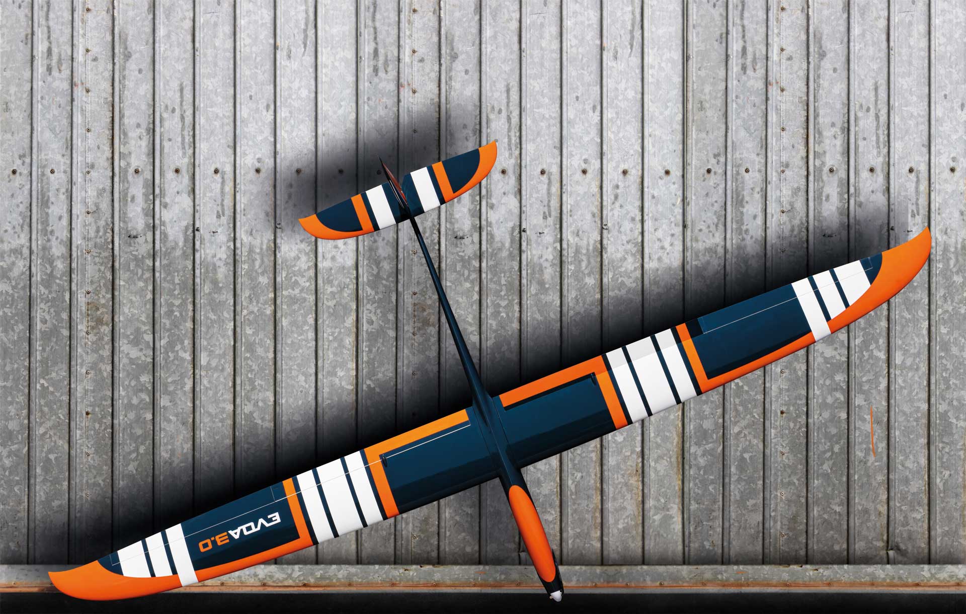 Robbe Modellsport EVOA 3.0 ARF VOLL-GFK "Elektro" HOCHLEISTUNGSSEGLER MIT 4-KLAPPENFLÜGEL