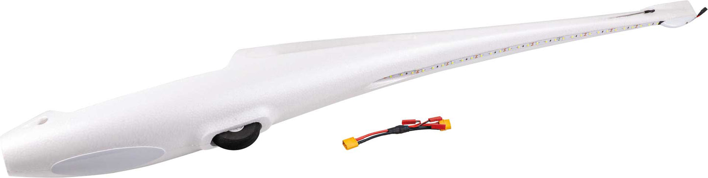 Robbe Modellsport RUMPF ARCUS II NIGHT OHNE SERVOS UND ANTR IEB, KABINENHAUBE, MIT LED BELEUCHTUNG