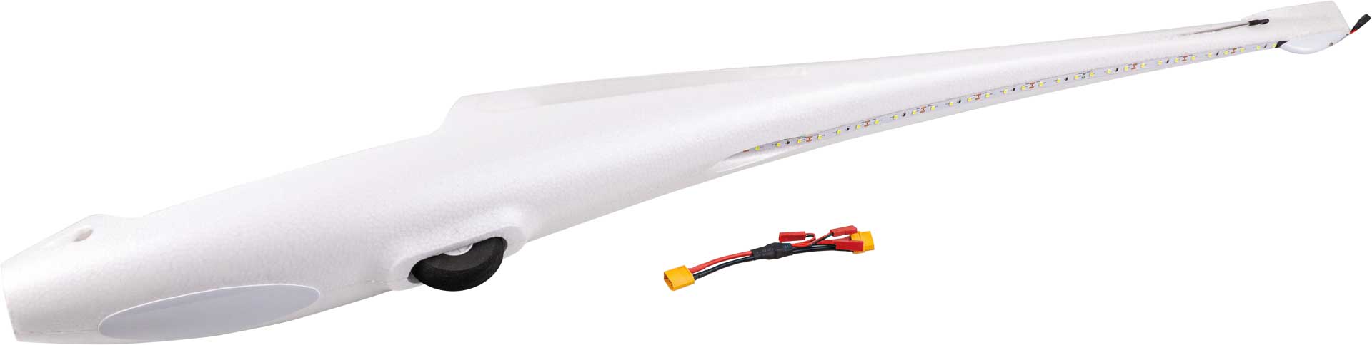 Robbe Modellsport RUMPF ARCUS II NIGHT OHNE SERVOS UND ANTR IEB, KABINENHAUBE, MIT LED BELEUCHTUNG