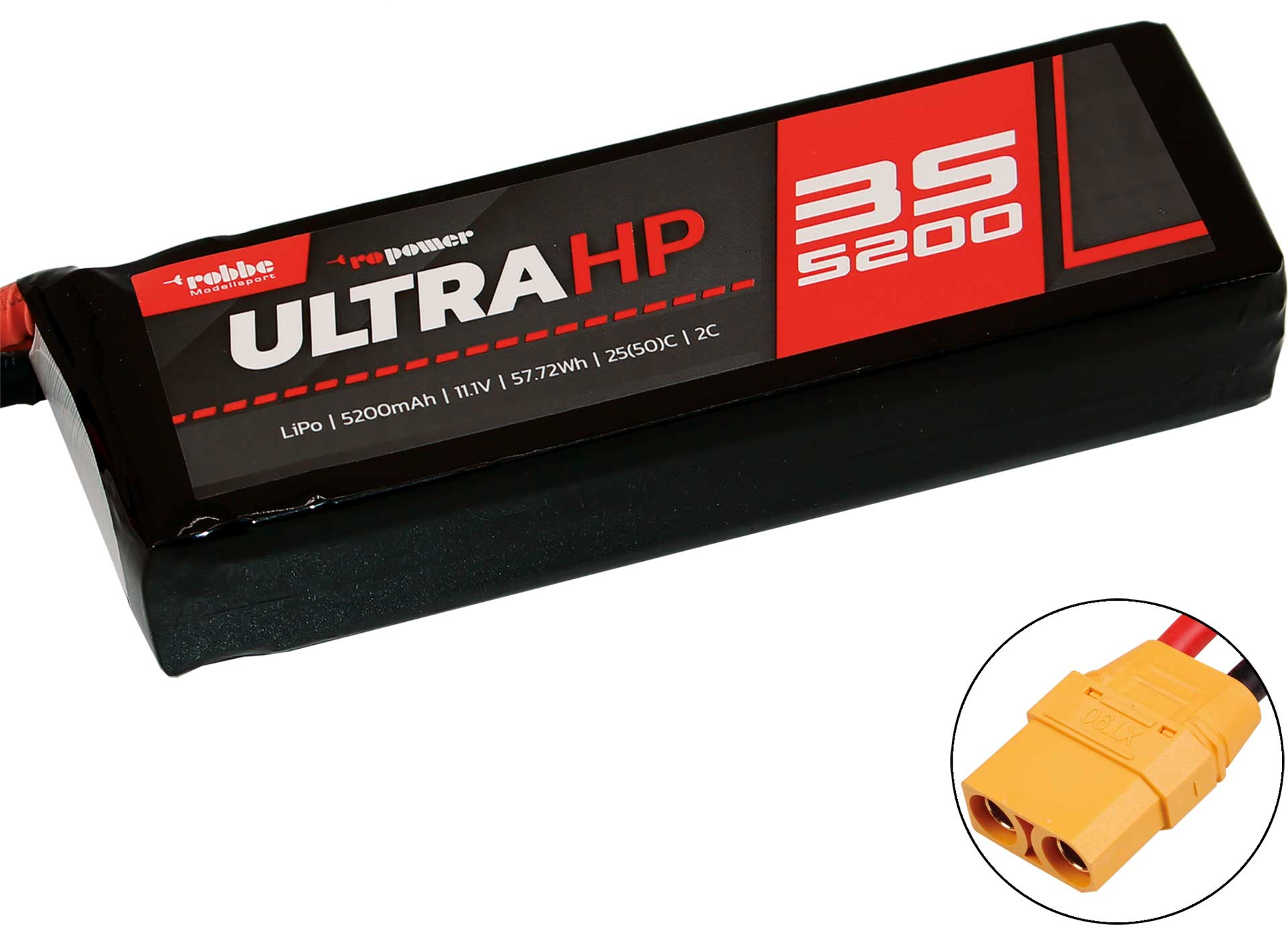 Robbe Modellsport RO-POWER ULTRA HP 5200MAH 11,1 VOLT 3S 25(50)C LIPO AKKU XT-90