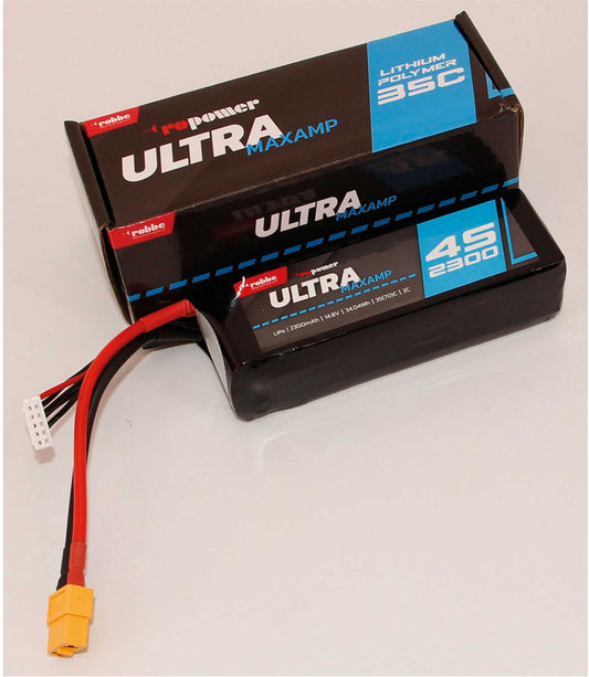 Robbe Modellsport RO-POWER ULTRA MAXAMP 2300MAH 14,8 VOLT 4S 35(70)C LIPO AKKU