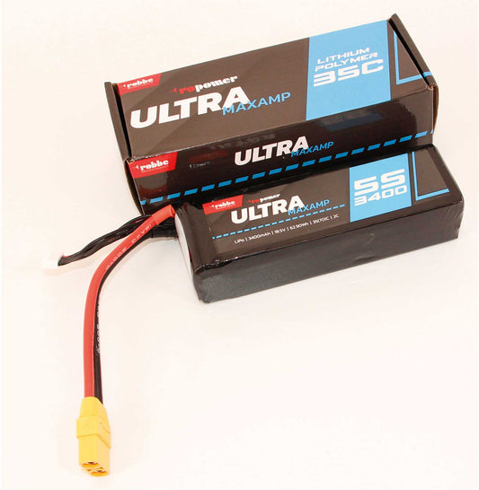 Robbe Modellsport RO-POWER ULTRA MAXAMP 3400MAH 18,5 VOLT 5S 35(70)C LIPO AKKU