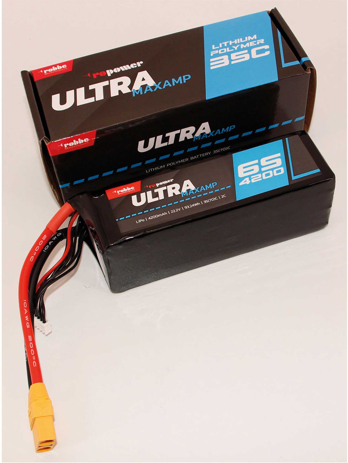 Robbe Modellsport RO-POWER ULTRA MAXAMP 4200MAH 22,2 VOLT 6S 35(70)C LIPO AKKU