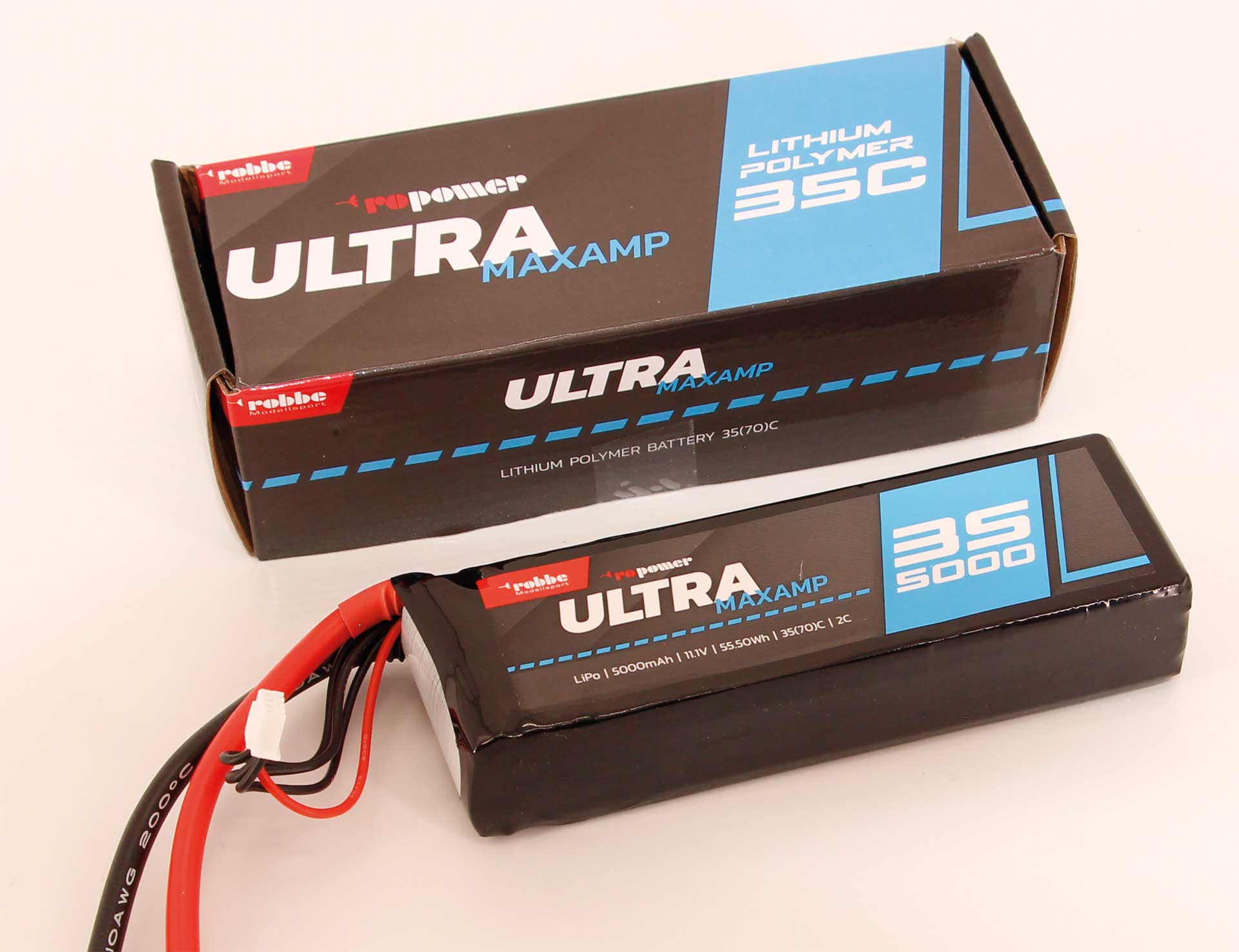Robbe Modellsport RO-POWER ULTRA MAXAMP 5000MAH 11,1 VOLT 3S 35(70)C LIPO AKKU XT-90
