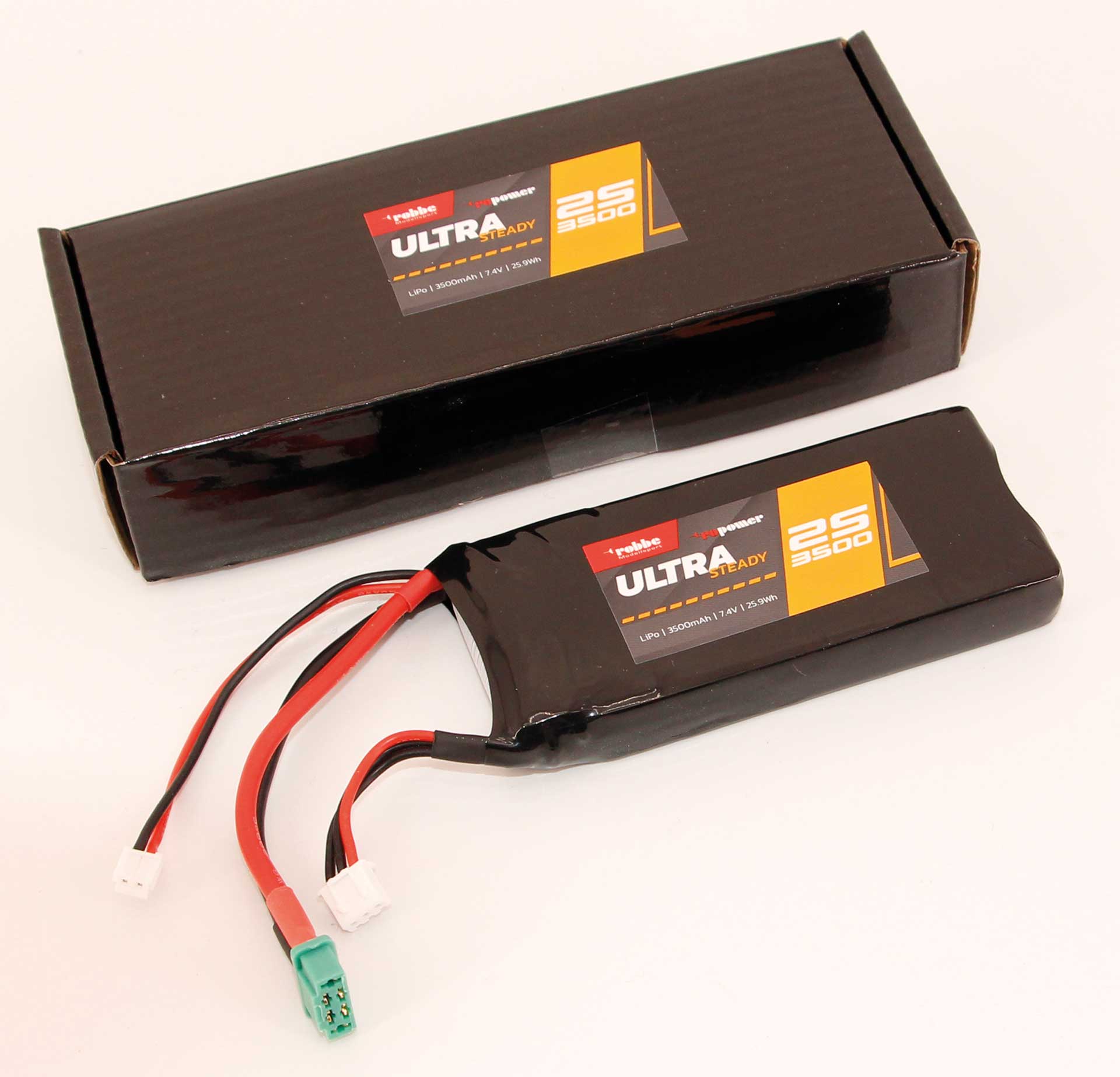 Robbe Modellsport RO-POWER ULTRA STEADY 3500MAH 7,4 VOLT EMPFÄNGER AKKU 2S MPX/MOLEX 1.25/UMX 2S