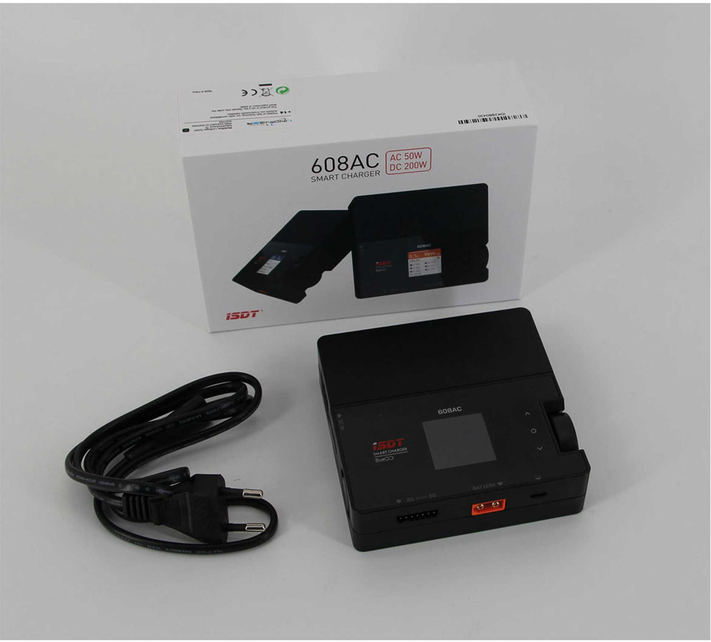 ISDT 608AC SMART CHARGER AC/DC 60/200W BATTGO™ READY -8Q 1-6S Ladegerät