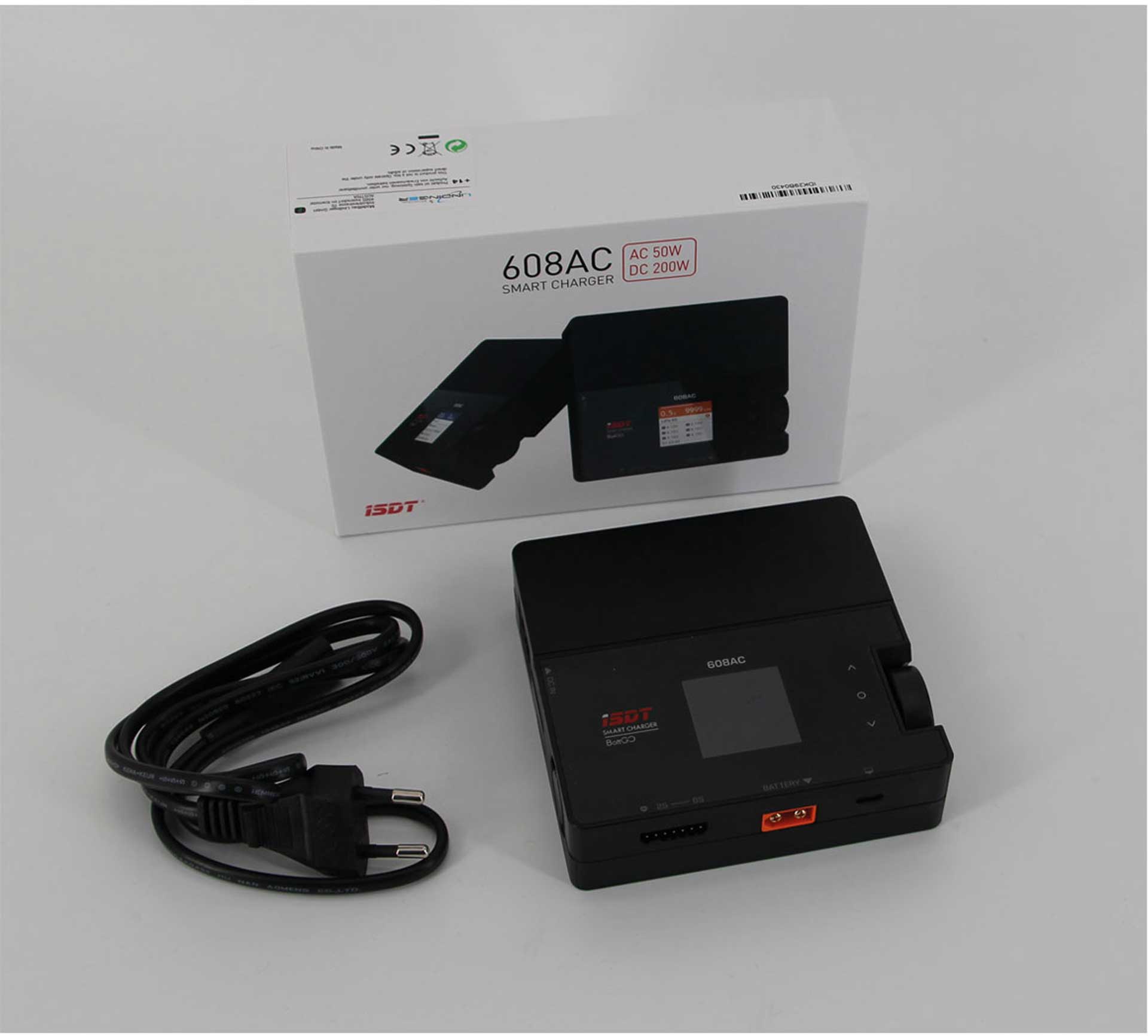 ISDT 608AC SMART CHARGER AC/DC 60/200W BATTGO™ READY -8Q 1-6S Ladegerät
