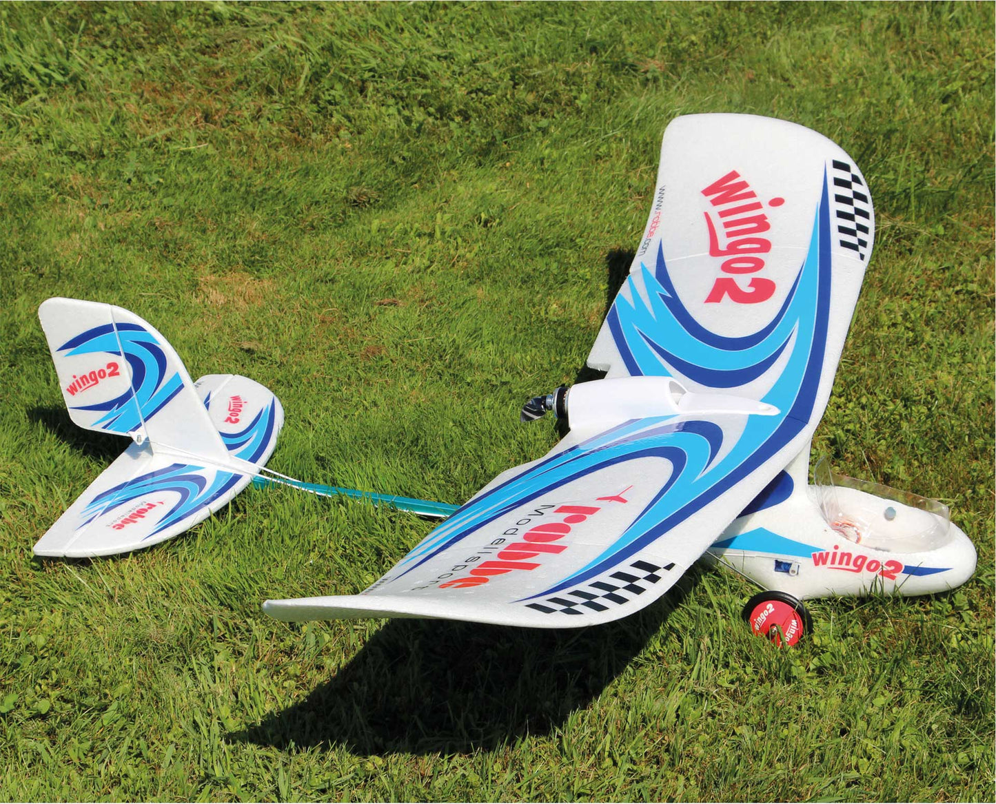 Robbe Modellsport WINGO 2 KIT Bausatz "YOU CAN FLY" mit Brushless Motor, Regler und Servos, weitgehend vorgefertigt