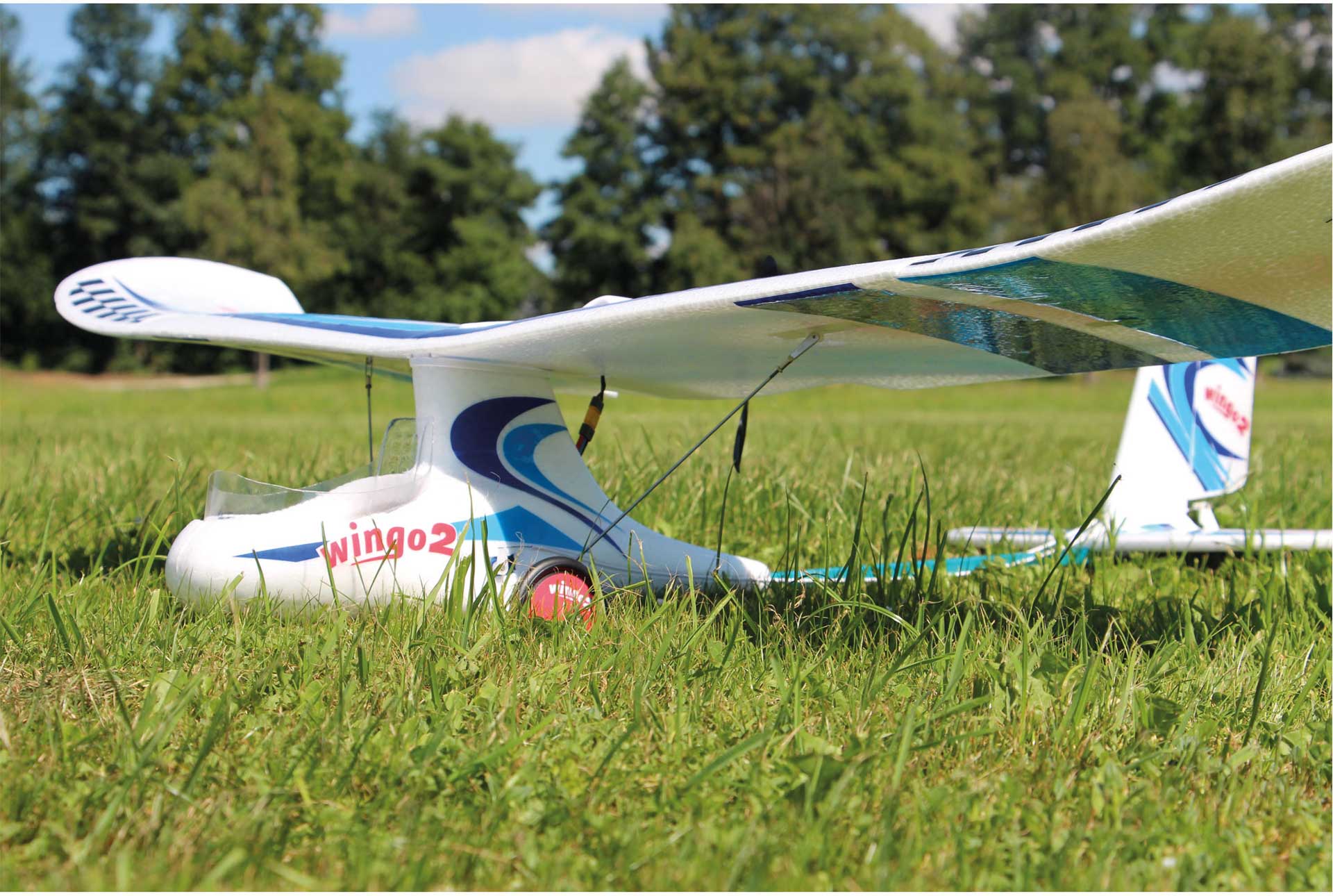 Robbe Modellsport WINGO 2 KIT Bausatz "YOU CAN FLY" mit Brushless Motor, Regler und Servos, weitgehend vorgefertigt