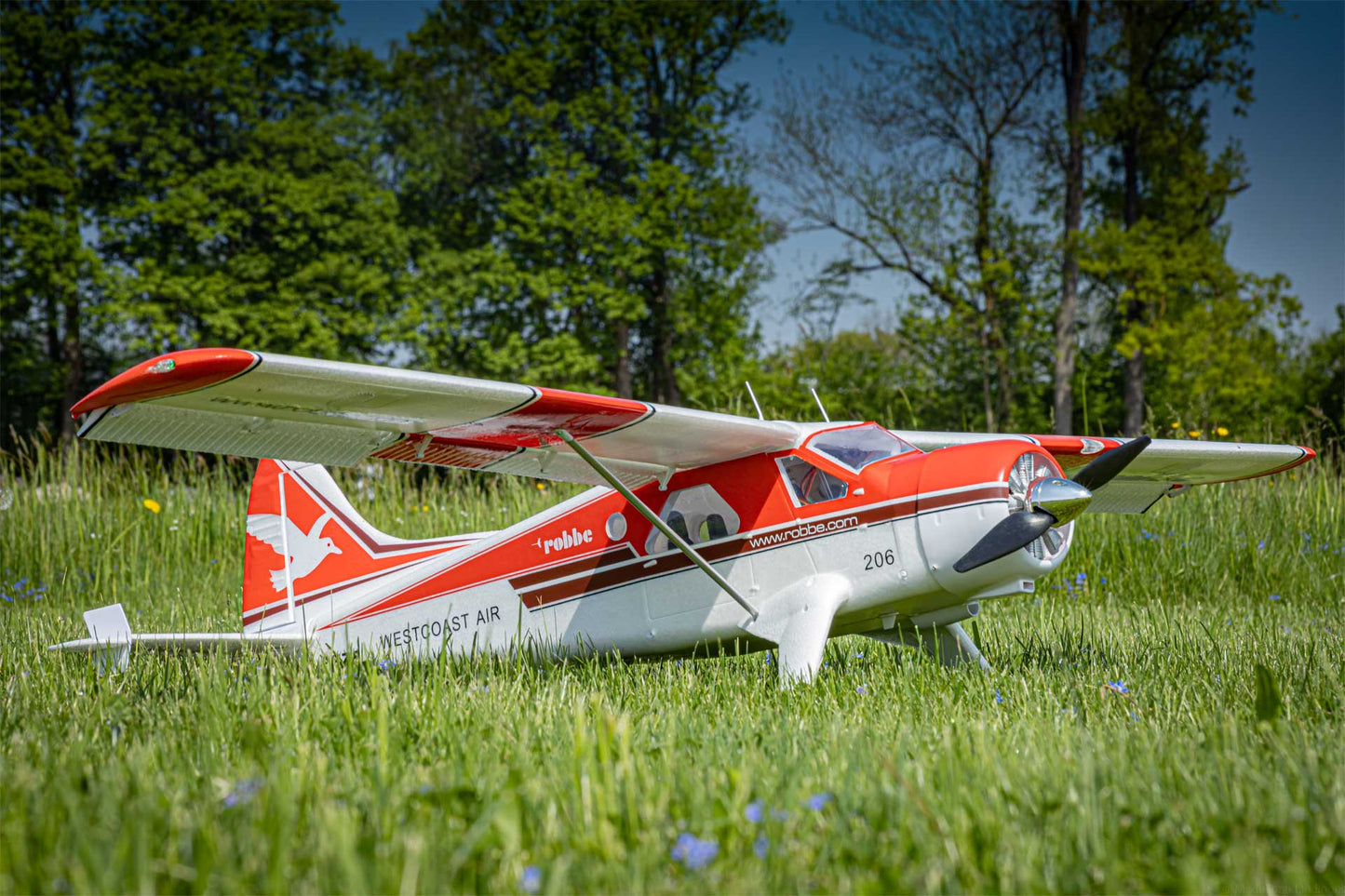 Robbe Modellsport DHC-2 BEAVER "AIR BEAVER" ROT PNP