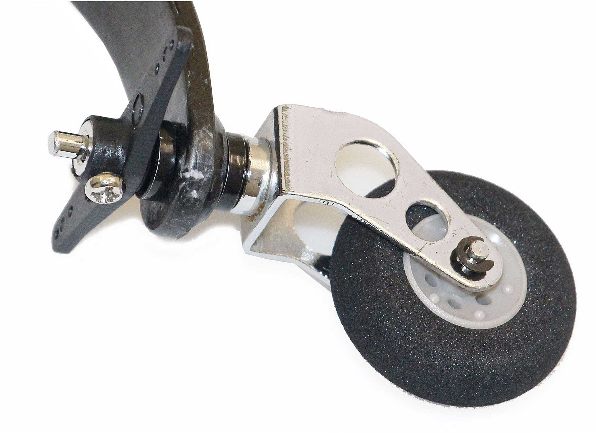 Robbe Modellsport Heckfahrwerk Carbon gross lenkbar mit Rad 30mm