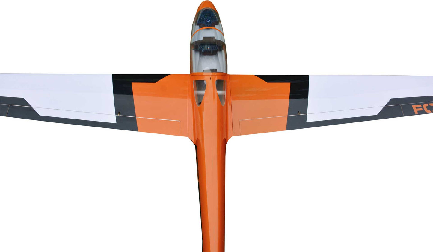 Robbe Modellsport MDM-1 FOX 3,5m Elektro PNP Voll GFK/CFK lackiert Orange Kunstflug Segelflugzeug