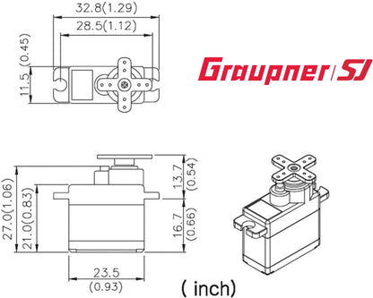GRAUPNER DES 488 BB MG DIGITAL SERVO