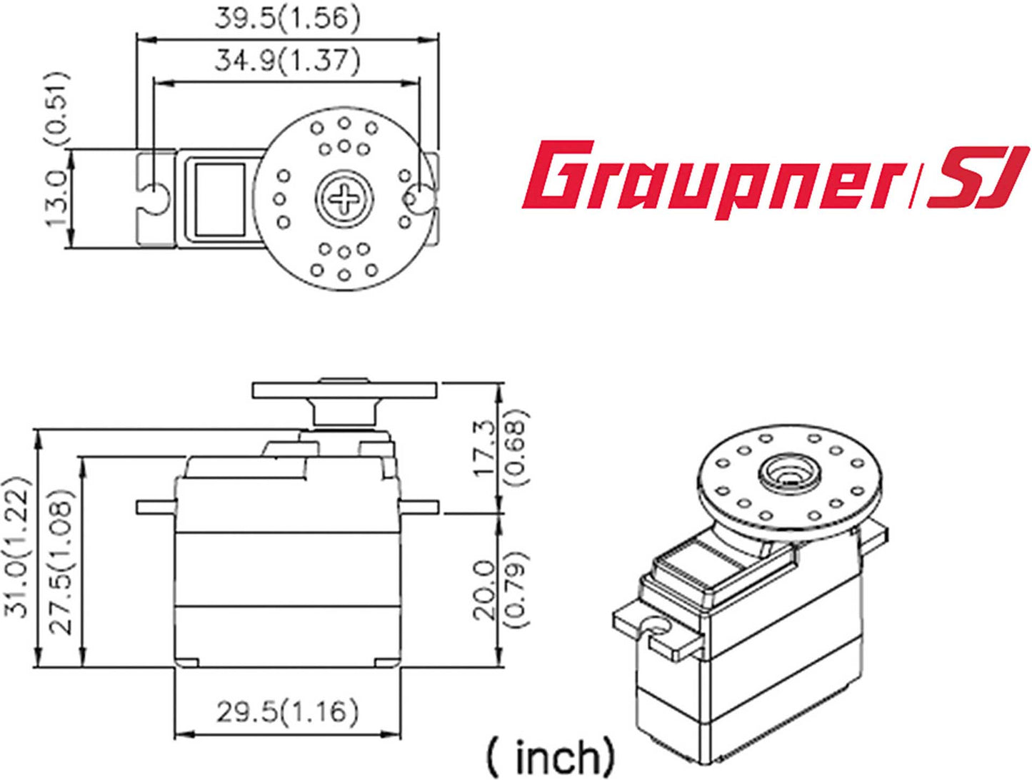 GRAUPNER DES 587 BB MG DIGITAL SERVO