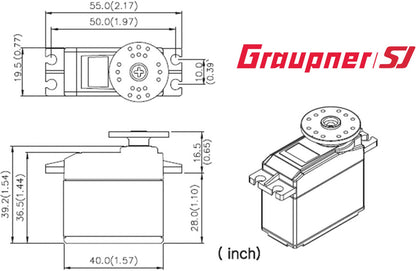 GRAUPNER DES 806 BB MG DIGITAL SERVO