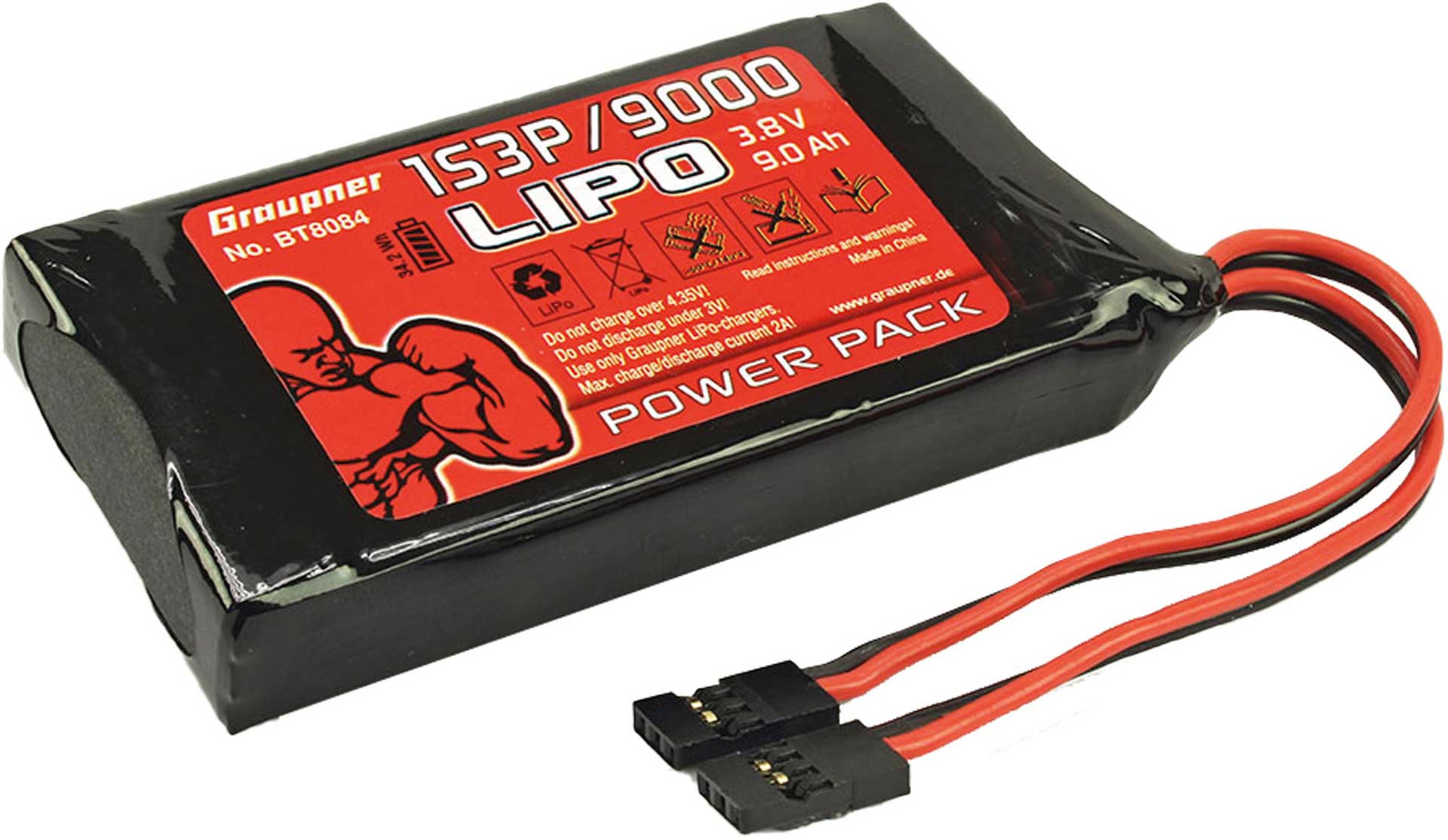 GRAUPNER Lipo Akku für MZ-16/32 9000mah