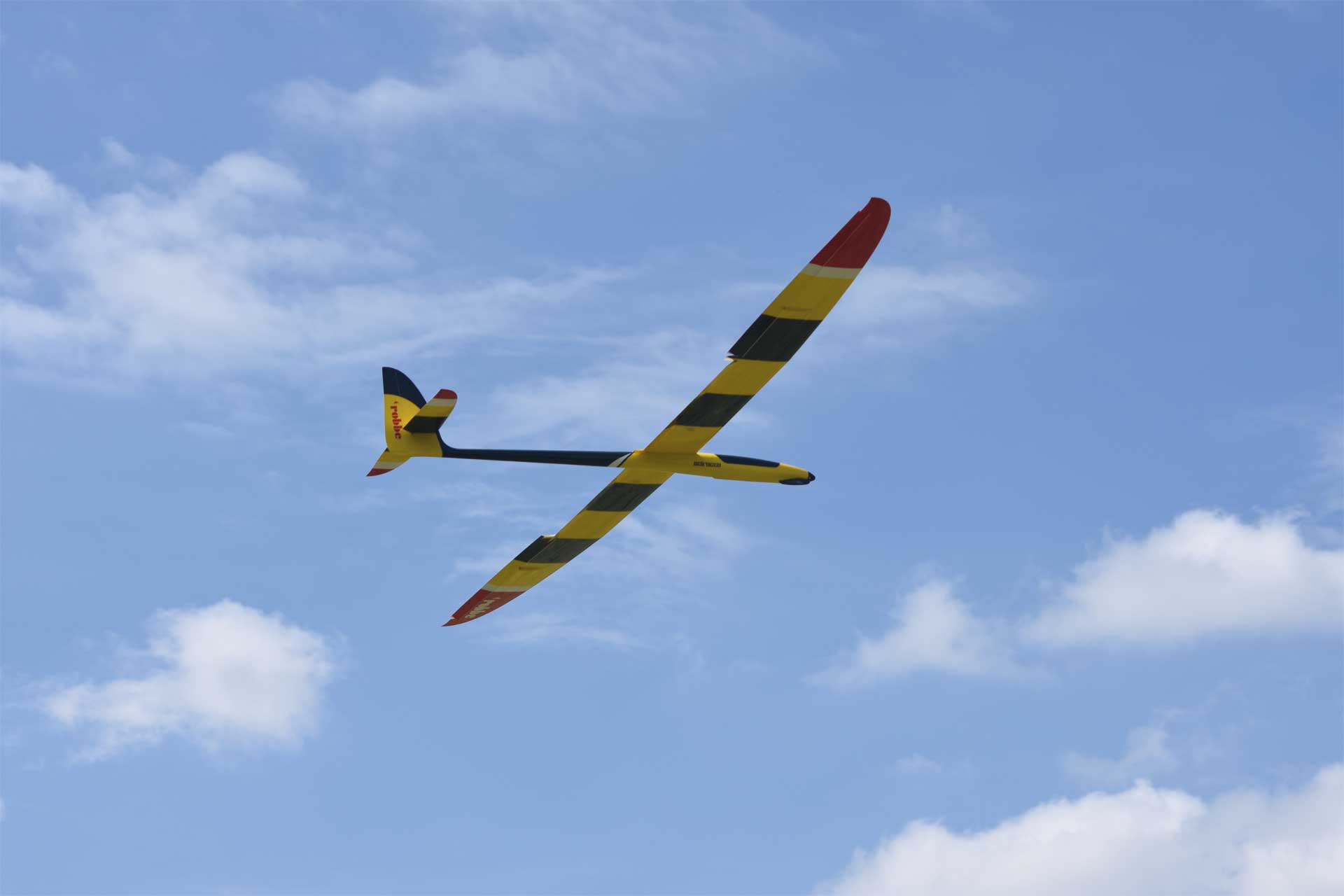 Robbe Modellsport SCIROCCO L 4,0M ARF (Gelb) Voll-GfK HOCHLEISTUNGSSEGLER MIT 4-KLAPPENFLÜGEL