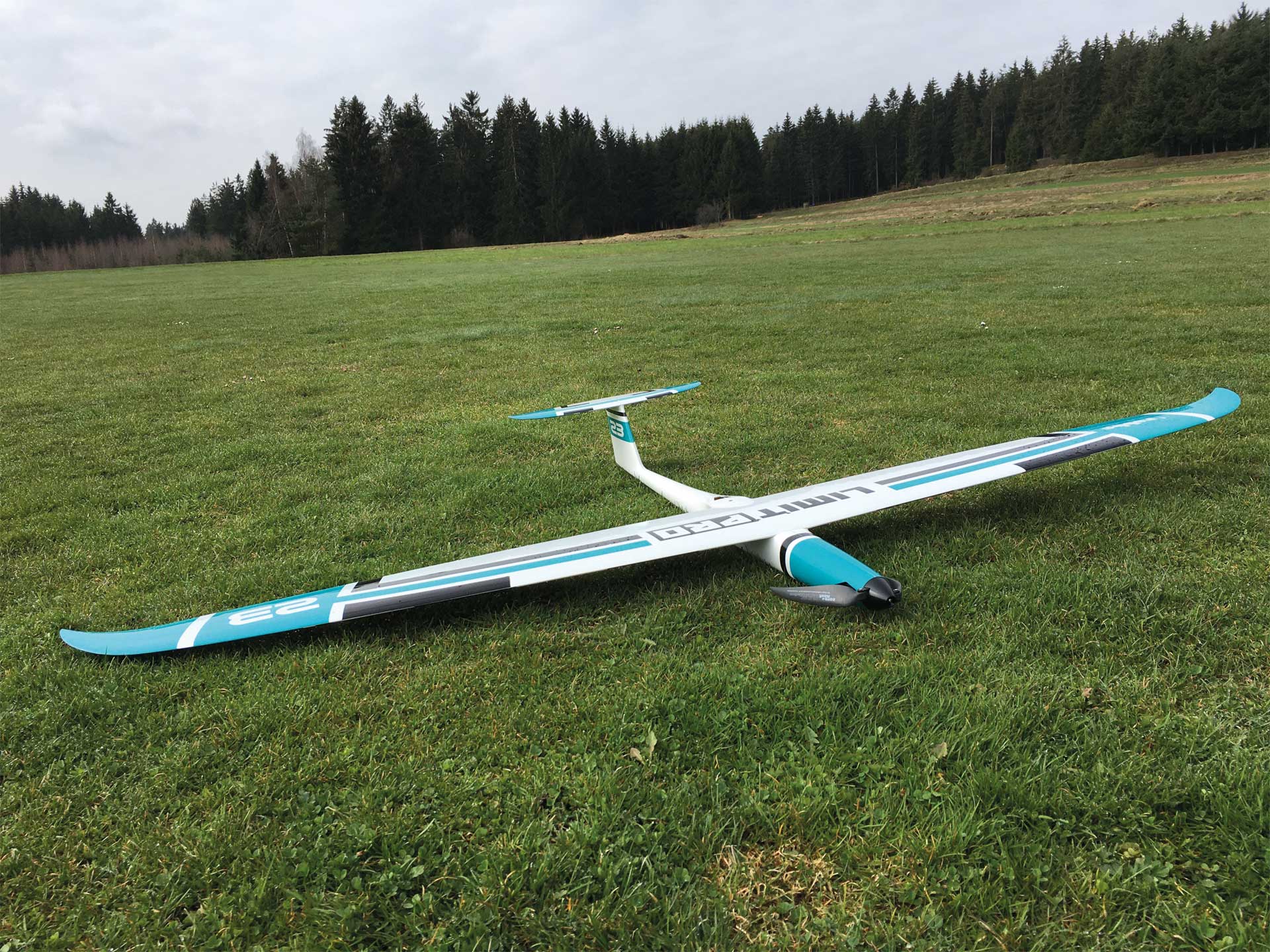 Robbe Modellsport Limit Pro PNP PETROL mit eingebauten Servos und Antrieb, Voll-GfK/CfK