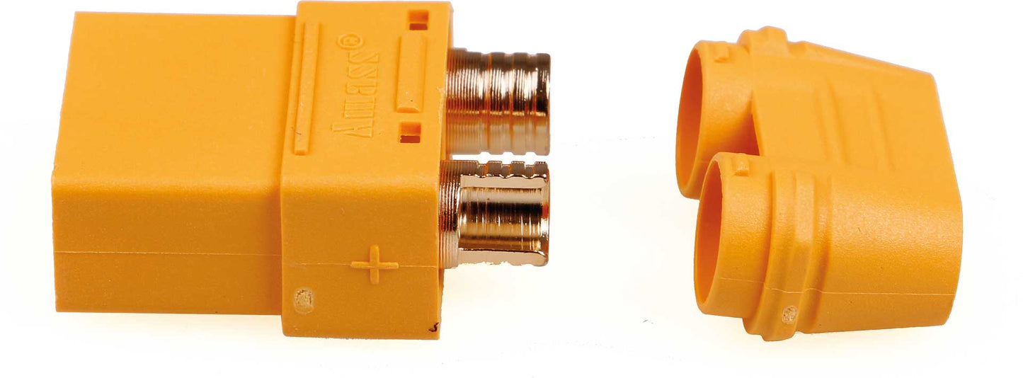 Robbe Modellsport XT-90 Buchsen mit Lötpin Abdeckung 100Stk. Großpackung (Kontakt = Buchse)