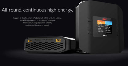 ISDT K4 Smart Charger AC/DC 1-8S / 2x 20A 2x 600W