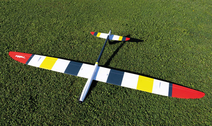 Robbe Modellsport Scirocco XS 3,25m ARF (lime) Voll-GfK Hochleistungssegler mit 4-Klappenflügel