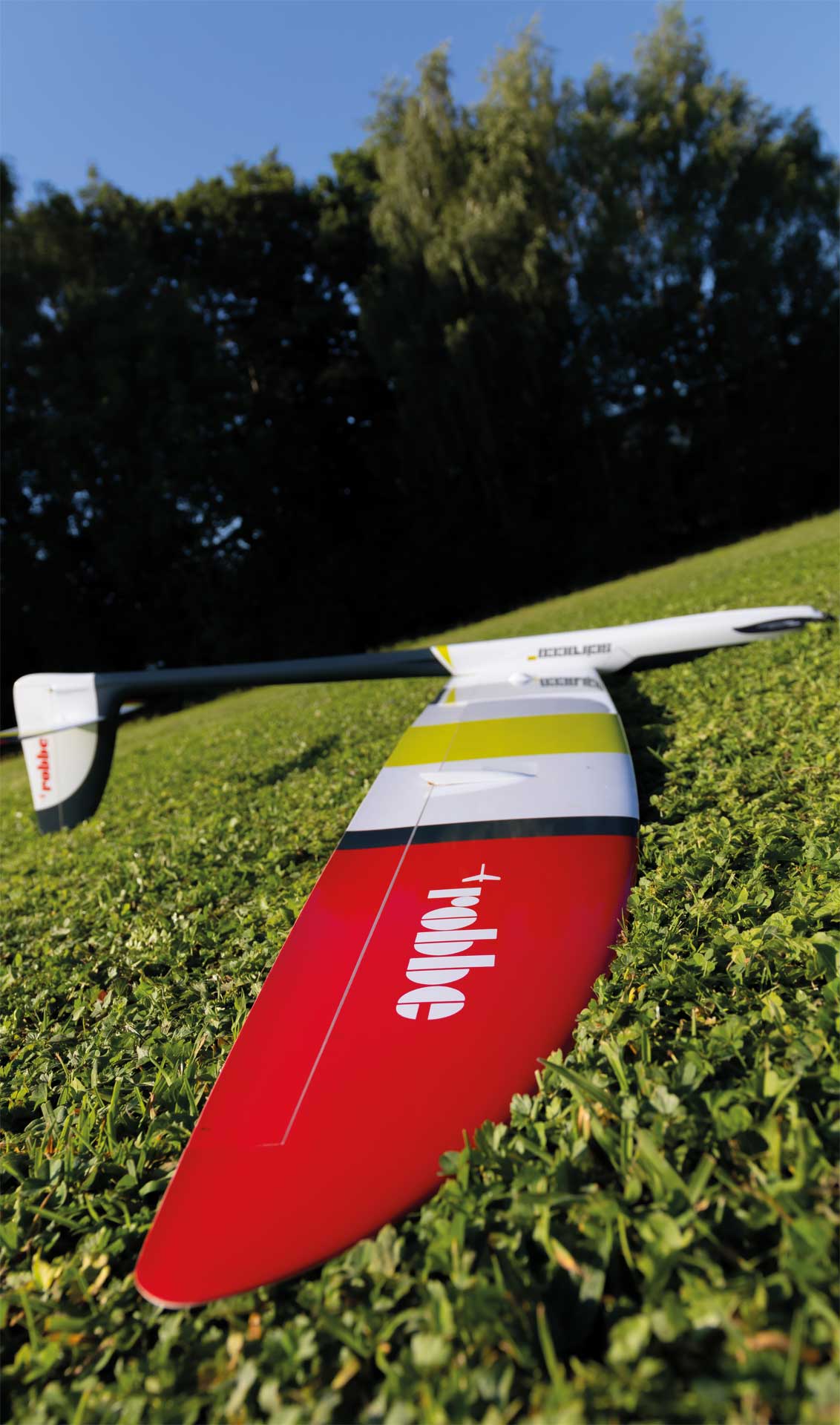 Robbe Modellsport Scirocco XS 3,25m ARF (lime) Voll-GfK Hochleistungssegler mit 4-Klappenflügel