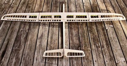 Robbe Modellsport Slider Q High Performance 4-Klappen Segelflugmodell, Sperrholz/Balsa-Holzbausatz  "Made in Austria"