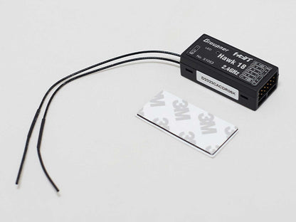 GRAUPNER Hawk 18 HoTT Empfänger mit 3-Achs-Gyro und Vario (9-Kanal)