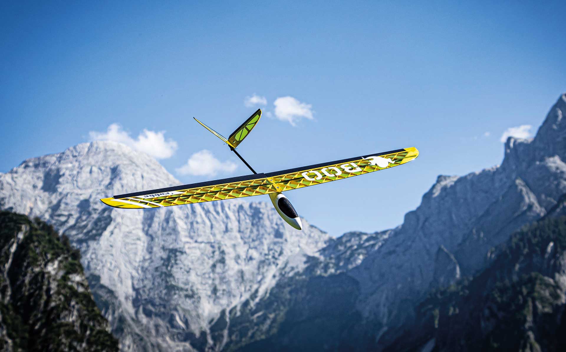Robbe Modellsport Boo Slope Glider Gelb ARF in innovativer Sperrholzbauweise