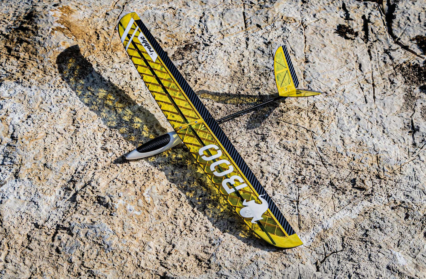 Robbe Modellsport Boo Slope Glider Gelb ARF in innovativer Sperrholzbauweise