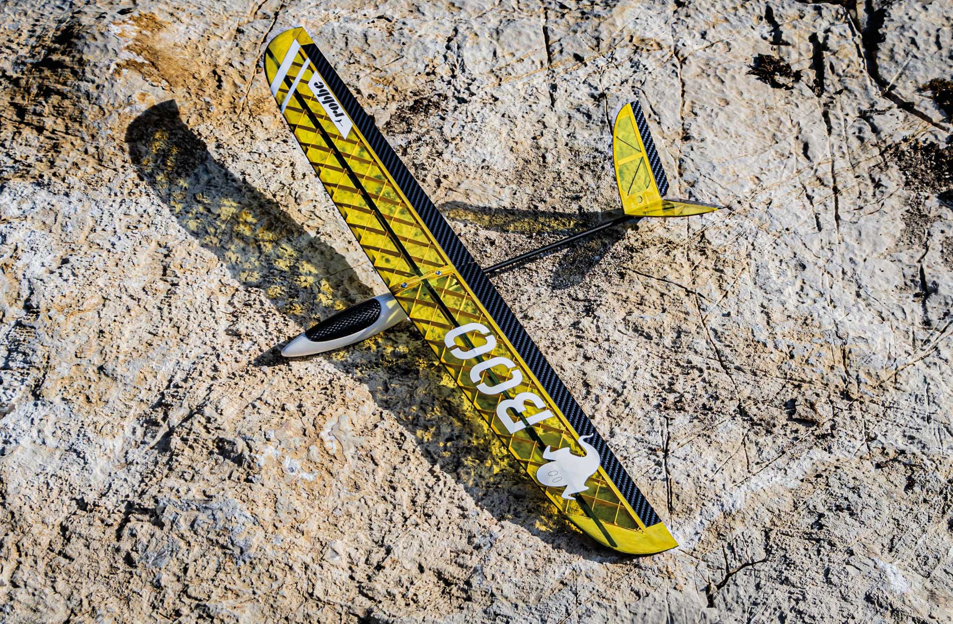 Robbe Modellsport Boo Slope Glider Gelb ARF in innovativer Sperrholzbauweise