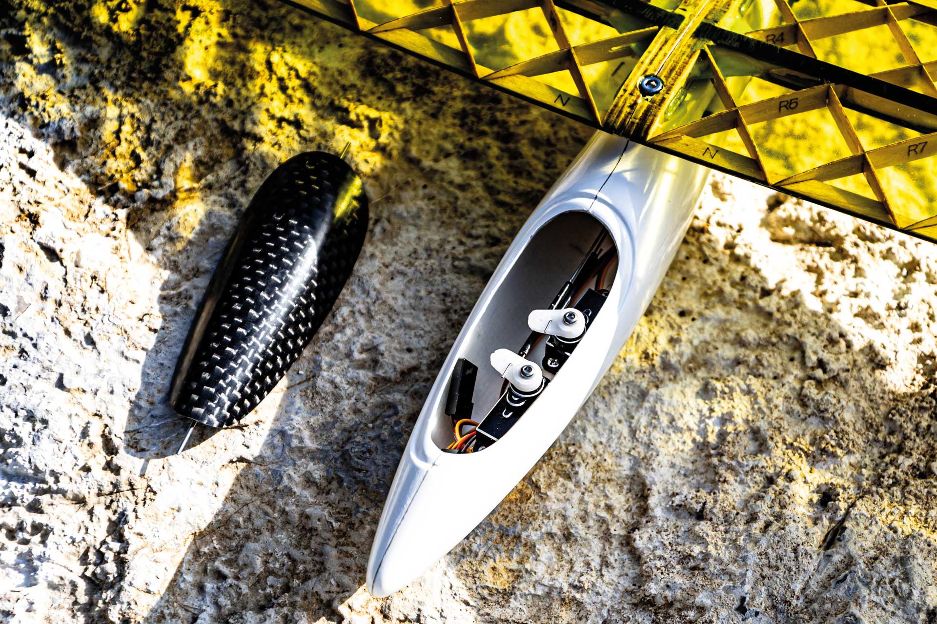 Robbe Modellsport Boo Slope Glider Gelb ARF in innovativer Sperrholzbauweise