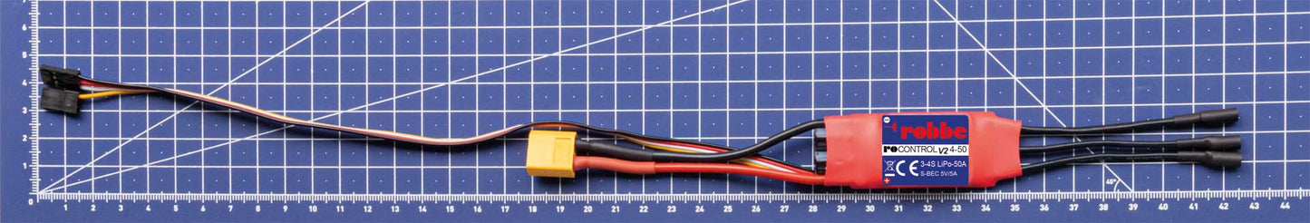 Robbe Modellsport RO-CONTROL 4-50 V2 3-4S -50(70)A 5V/5A SWITCH BEC Regler
