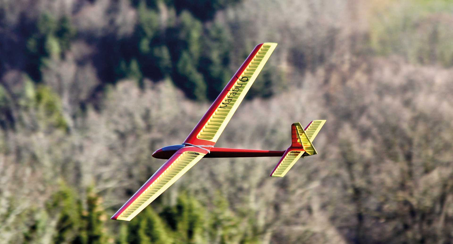 Robbe Modellsport Marabu 6 Holzbausatz Retro-Line Segler-, oder Elektromodell