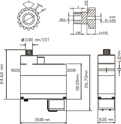 Robbe Modellsport FS 141 X HV SG Digital Servo mit Softstart