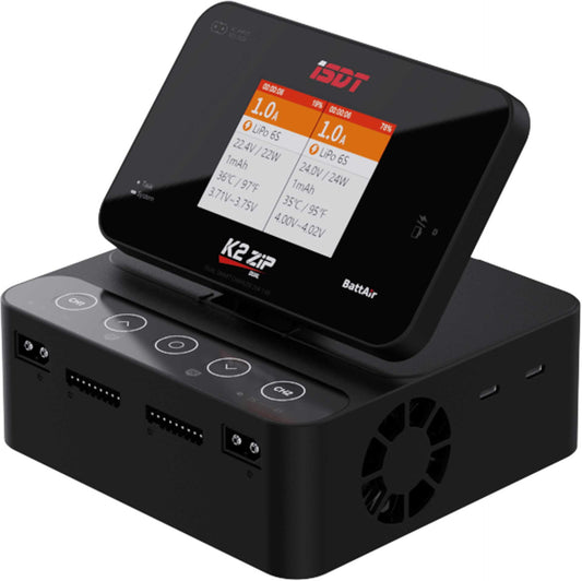 ISDT K2Zip AC/DC Dual Channel Smart Ladegerät -20A, 1-8S