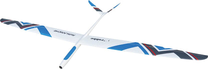 Robbe Modellsport Avalanche ARF Voll-CFK 2,8m Elektro Segler, Voll-Carbon, weiß-blau