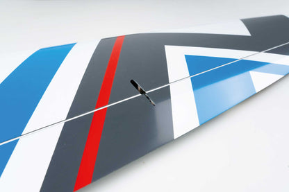 Robbe Modellsport Avalanche ARF Voll-CFK 2,8m Elektro Segler, Voll-Carbon, weiß-blau