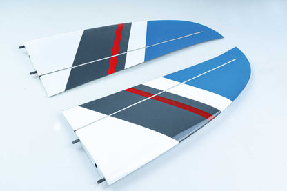 Robbe Modellsport Avalanche ARF Voll-CFK 2,8m Elektro Segler, Voll-Carbon, weiß-blau