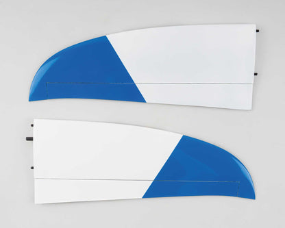 Robbe Modellsport V-Leitwerk Avalanche ARF Voll-CFK Elekrik Version, weiss/blau, Paar