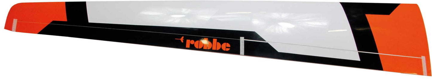 Robbe Modellsport Fläche Links MDM-1 Fox 3,5m ARF lackier t, Orange, ohne Servos