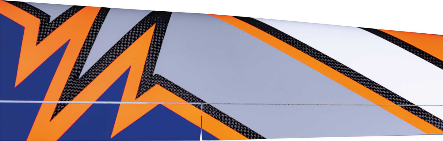 Robbe Modellsport Amplitude ARF 1,8m Voll-Carbon Neon Orange/Blau, Sichtcarbon
