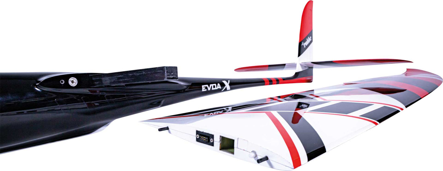 Robbe Modellsport EVOA 3.0 "X" PNP+ Voll-GfK "Elektro" HOCHLEISTUNGSSEGLER MIT 4-KLAPPENFLÜGEL